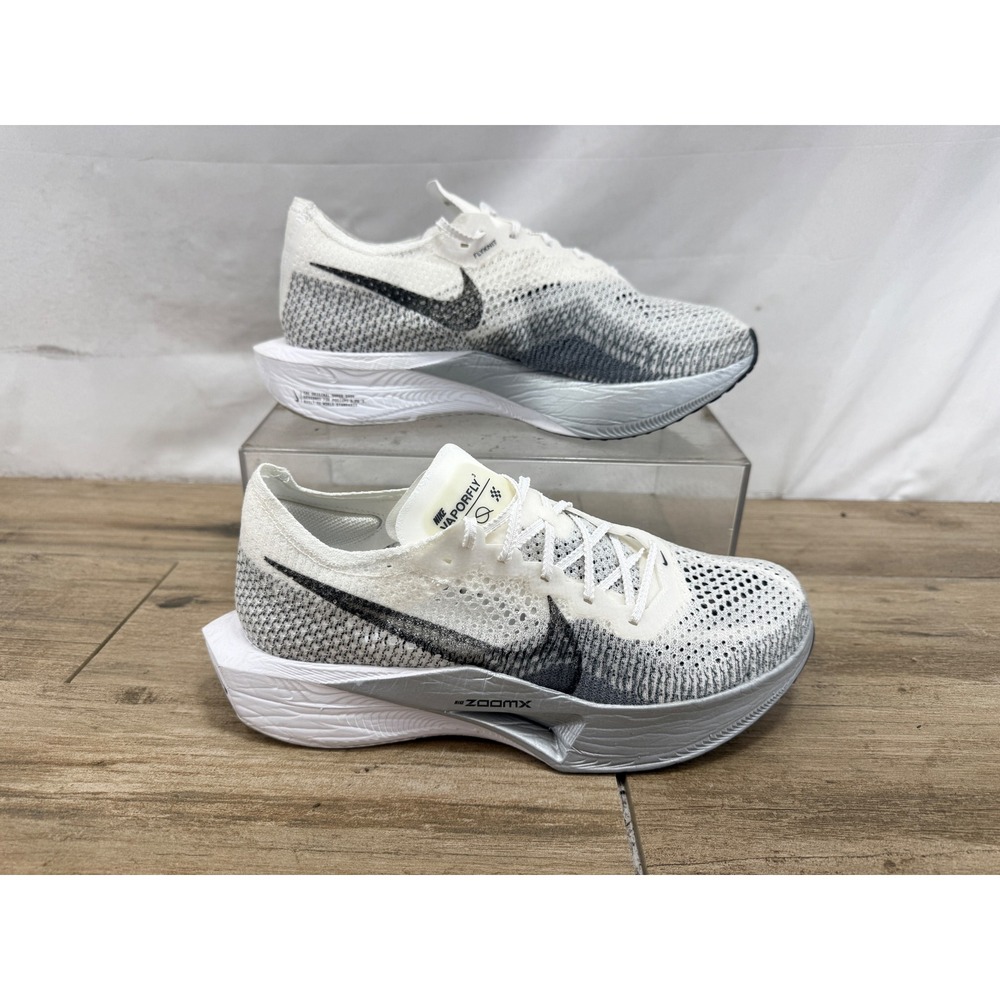 Nike ZoomX Vaporfly Next% 3 White Particle Grey Running Shoes DV4129-100